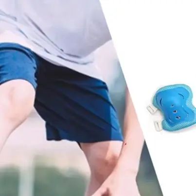 حماية ركوب الدراجات للأطفال، وسادات حماية للركبة مع خوذة ركوب الخيل، واقيات المعصم الممتصة للصدمات 7 في 1، إكسسوارات رياضية #6