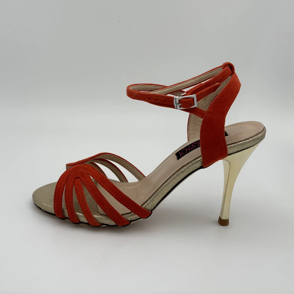 Beautiful  Argentina Tango Shoes Leather Hard Sole  Party Shoes Shipping Free   Flamico Shoes 7.5cm 9cm Heel available view 2