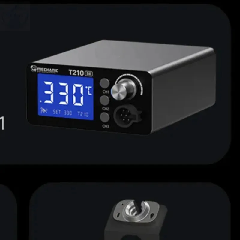 MECHANIK lutownica stacjonarna inteligentny duży wyświetlacz LED C210 rdzeń grzejny ochrona przed zwarciem stacja spawalnicza T210