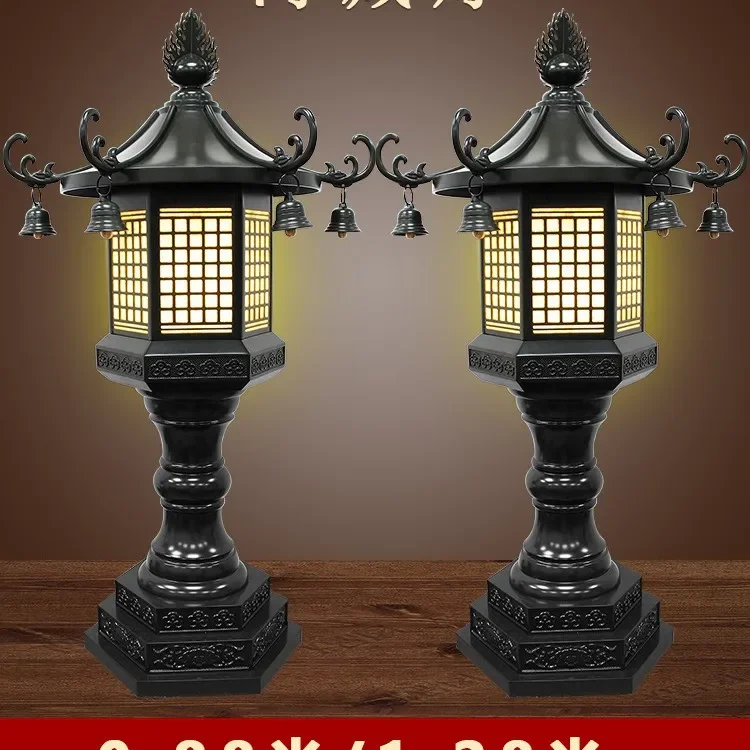 Temple led Buddha offering lamp Temple  offering  lamp  front everbright lamp Brass  ware supplies
