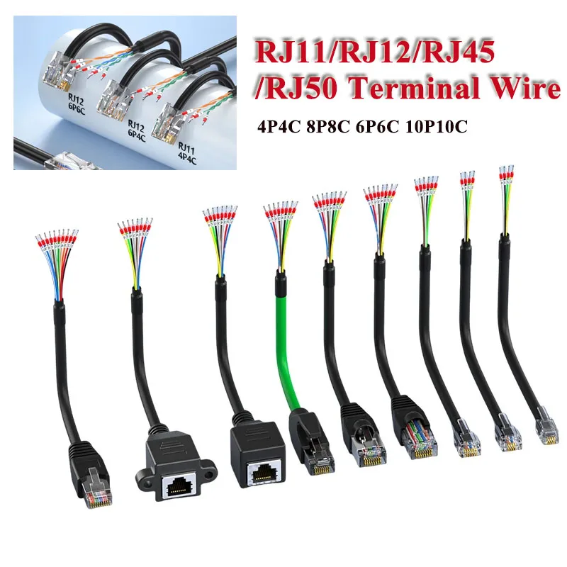 RJ11/RJ12/RJ45/RJ50…