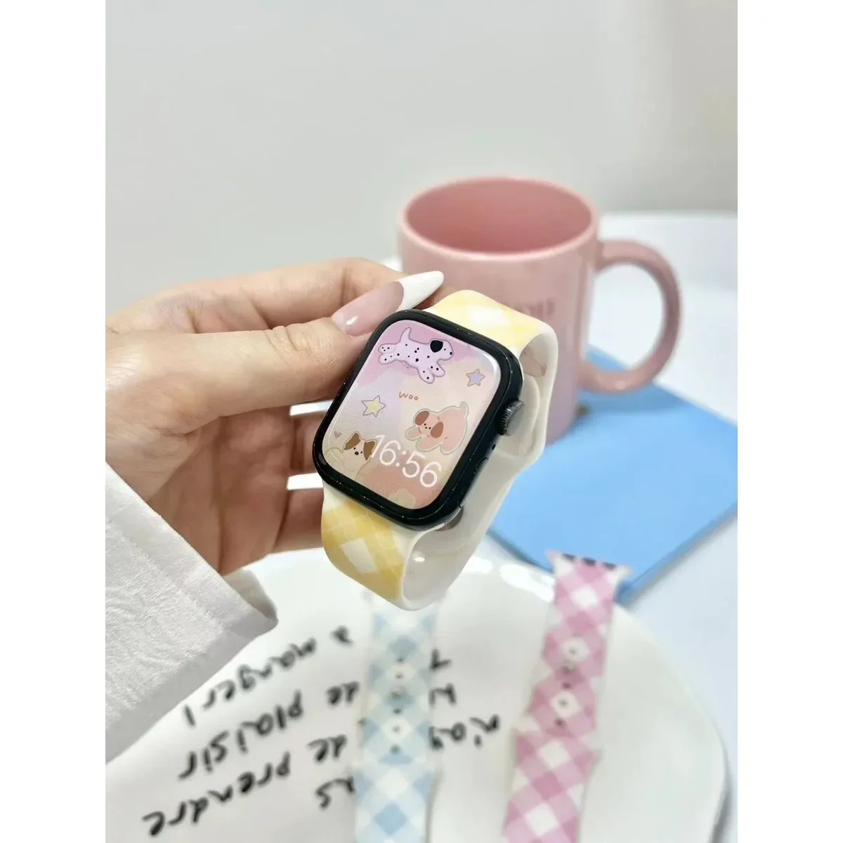 Watch Band For iWatch 42/44/45/46/49mm 38/40/41mm Silicone Fashion Watch Strap for Watch Series Ultra2 Se 10/9/8/7/6/5/4/3/2/1_voghion.com