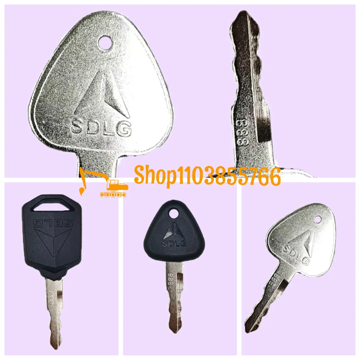 

High Quality for SDLG 888 Start Key Excavator Key 5560 75 135 205 215 Universal Ignition new