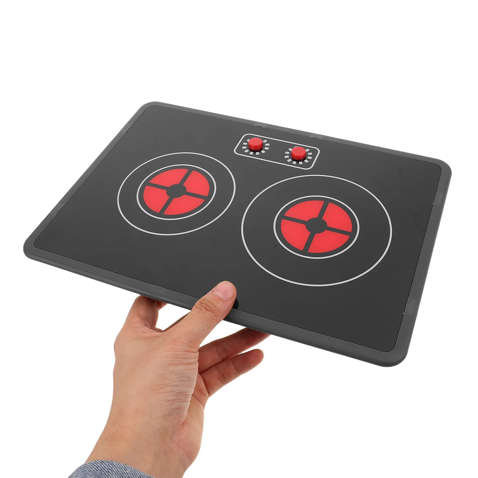 

Kids Pretend Induction Cooker Play Appliance Battery Operated Funny Sound Light Montessori Stove for Toddler Role Play Kitchen