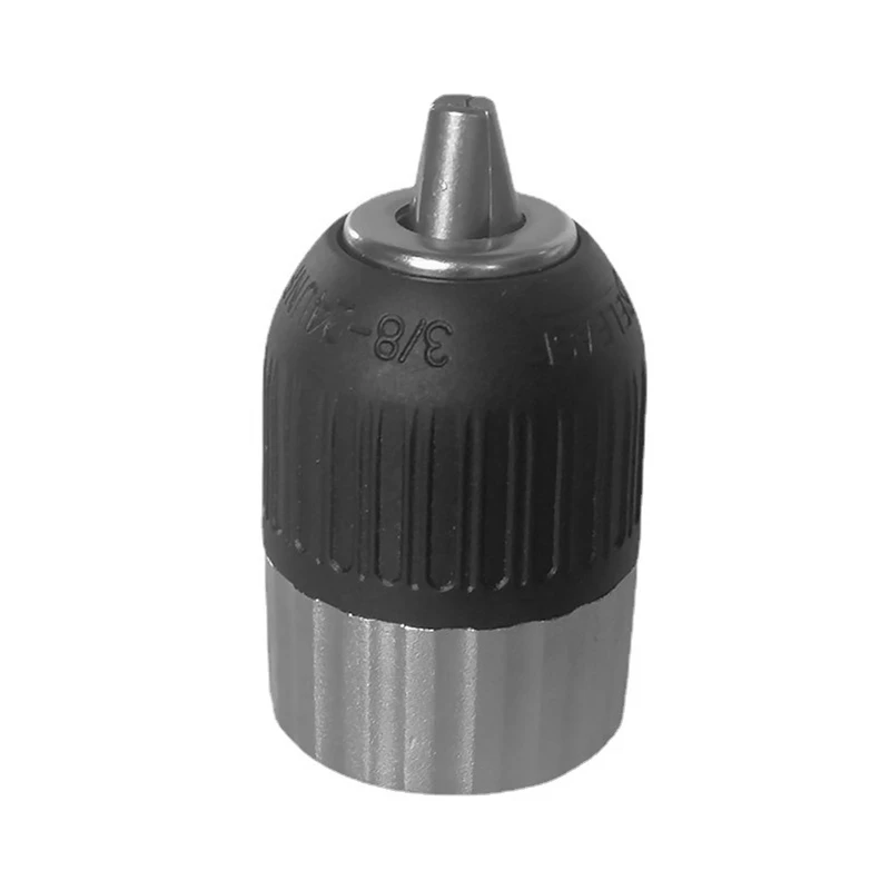 San Ou 3/8-24UNF Semi-Metal Drill Chuck 2-13Mm Small Hole Threaded Hand-Tight Drill Chuck