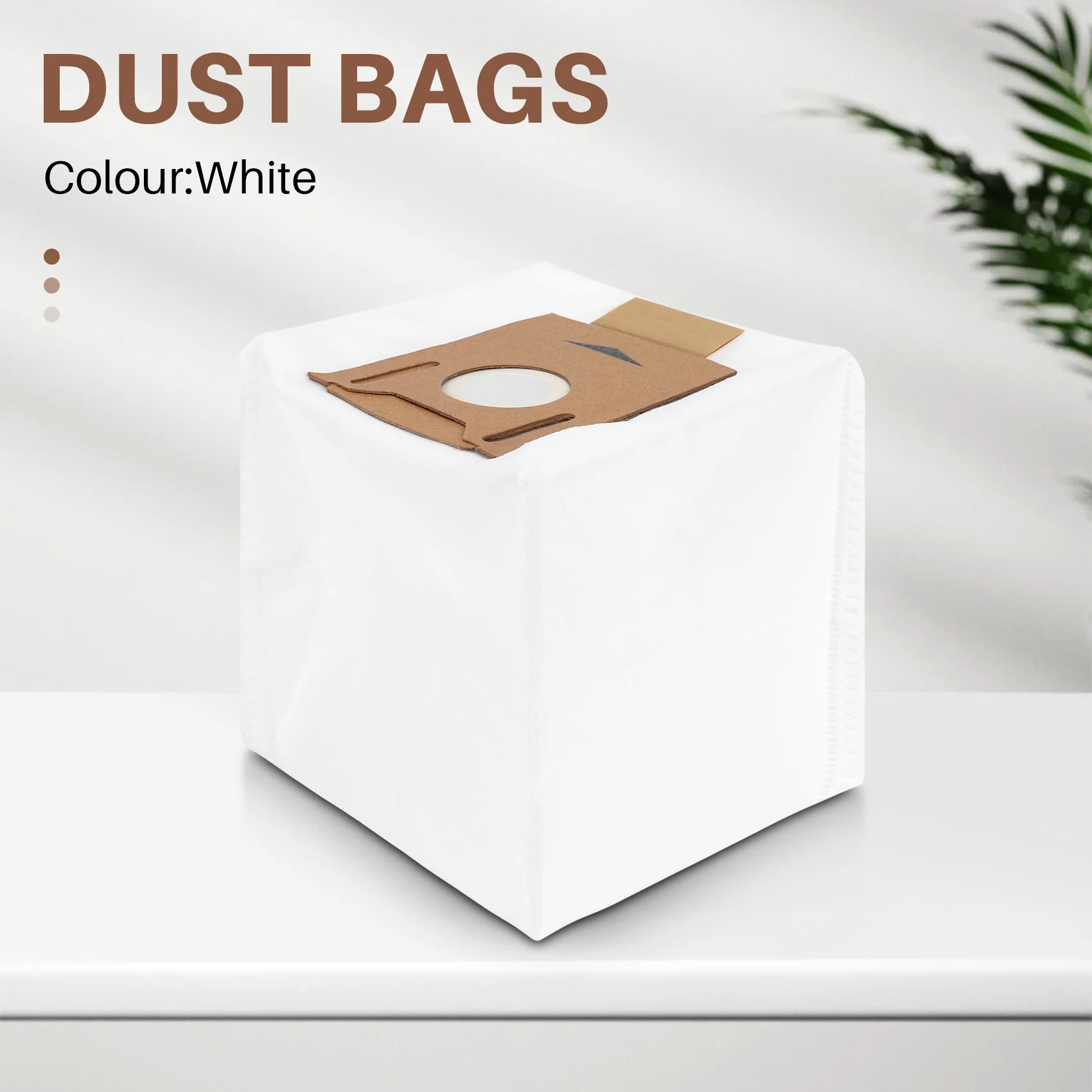 6 buah untuk Ecovacs Deebot Ozmo T8 / Aivi / Max N8Pro / T9 / T9Max suku cadang kantong debu Robot penyedot debu