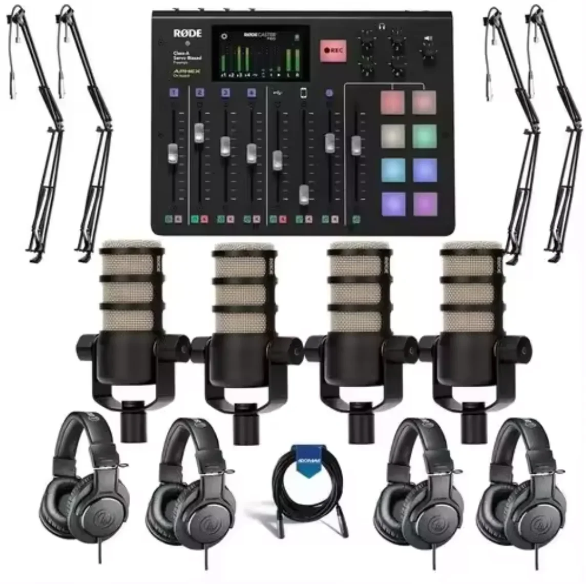 Morden Style Rode Microphones RODECaster Pro Integrated Podcast Production Console W-ACC KIT