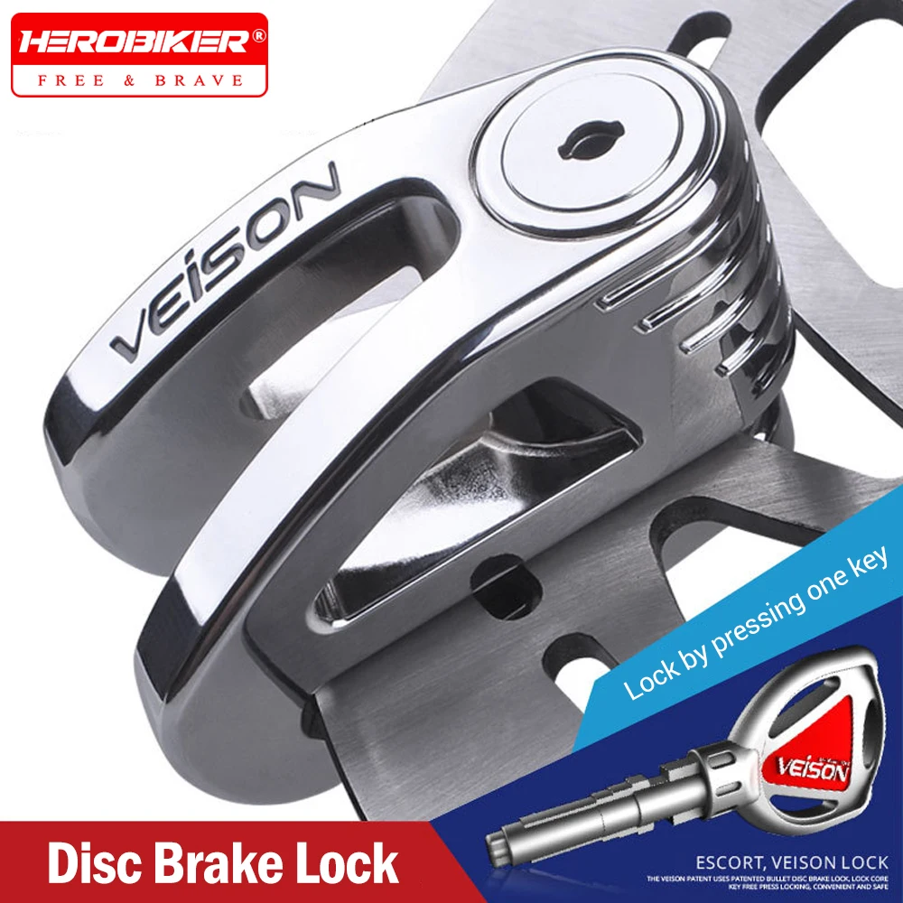 

VEISON Motorcycle Lock Moto Theft Pretection Brake Motorbike Alloy Lock Security Disk Lock Anti-theft Waterproof Moto Locks