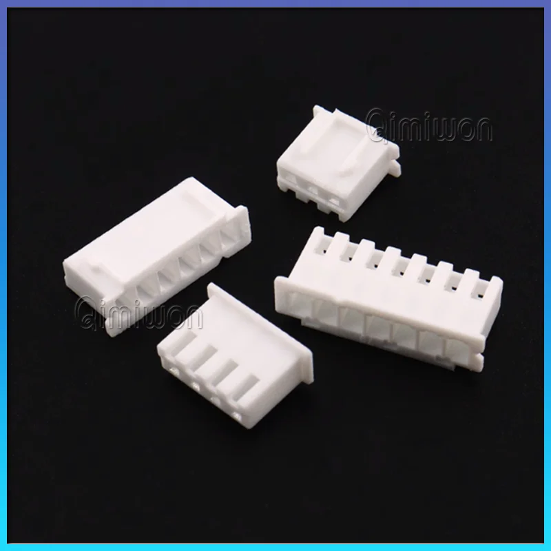 50PCS/LOT XH2.54mm plug rubber shell male shell connector terminal connector 2/3/4/5/6/7/8/10/11/12P