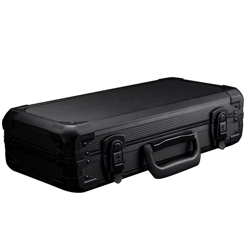 FBB Protable Keyboard Carrying Case 65 75 87%Mechanical Keyboard Bag Aluminium Alloy Thickened Waterproof Protect Box With Lock