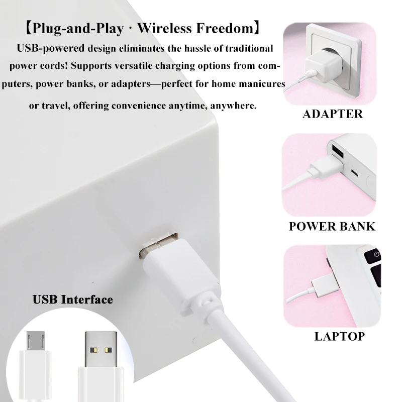 42LED UV LED Lampada per unghie Asciugatrice per polimerizzare tutti lo smalto gel Potenti luci per unghie Sensore di movimento Manicure Pedicure Strumento per salone