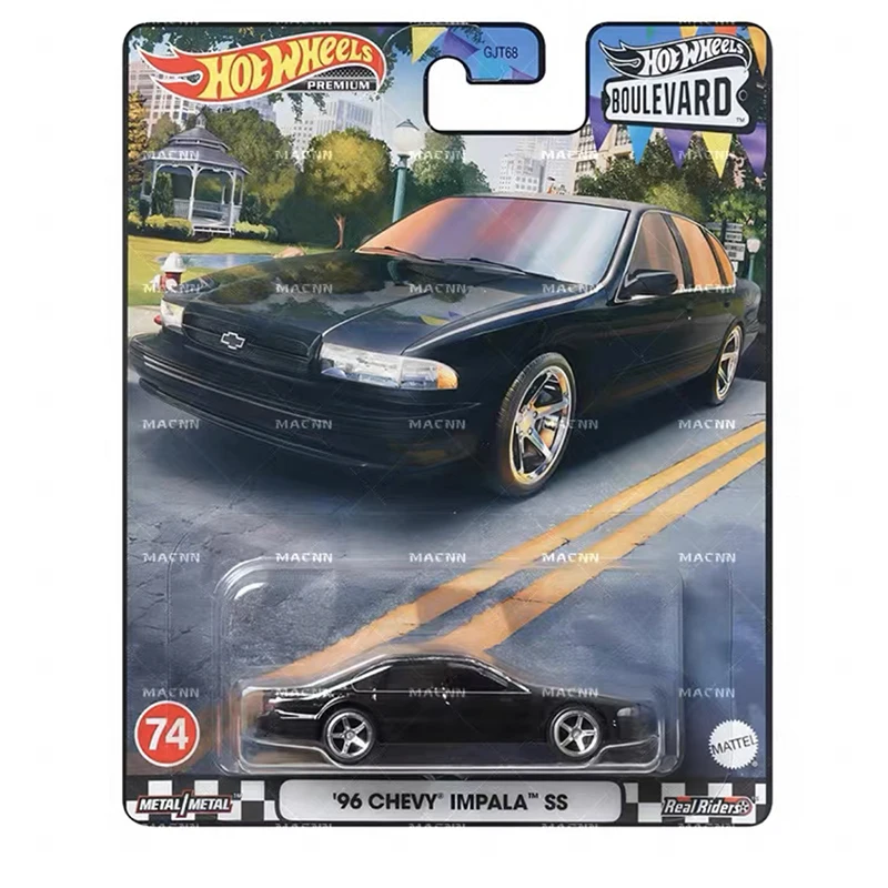 Original Hot Wheels Boulevard Premium Car 1/64 Chevy Civic Volkswagen T1 Bus Mazda Model Boy Toys for Children Metal Automobile