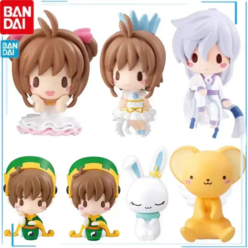 

Bandai Card Captor Sakura Kinomoto Sakura LiSyaoran Yukito Tukisiro Gashapon Data Cable USB Line Ornaments Genuine Action Figure