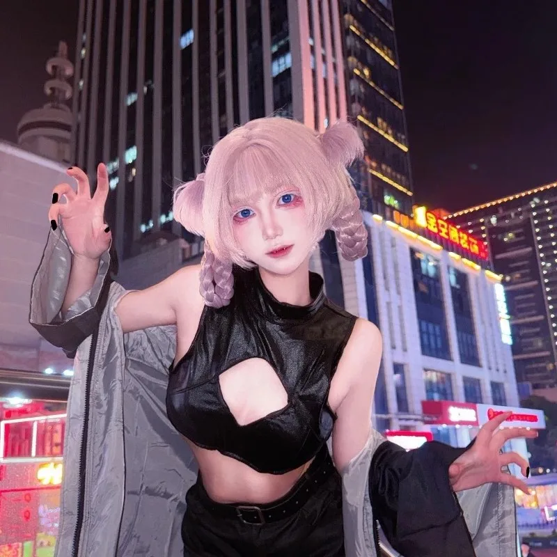 

Anime Yofukashi No Uta Cosplay Nanakusa Nazuna Cosplay Costume wig Call of The Night Cosplay Costume Halloween Sexy suit