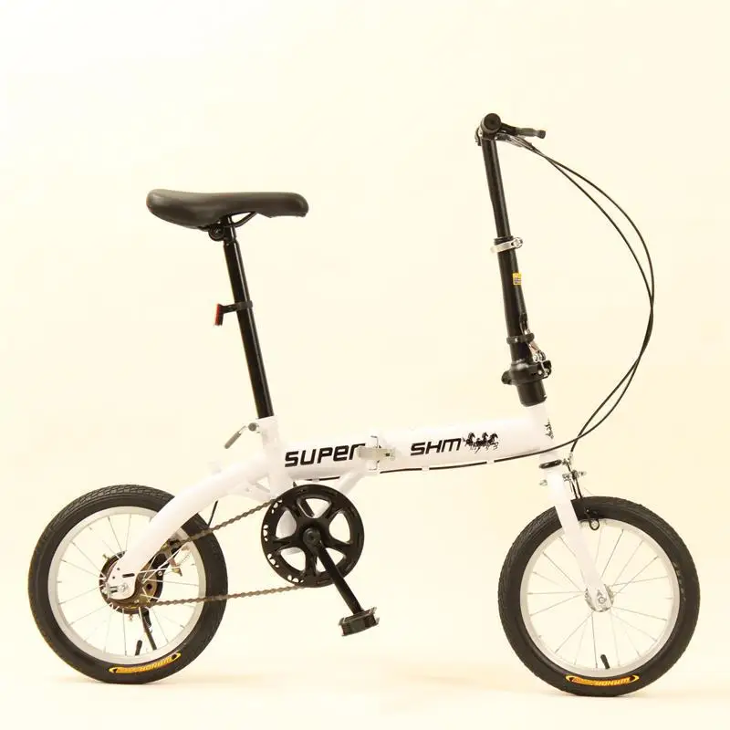 14-Zoll-Klapprad, ultraleicht, tragbar, für Erwachsene, Klappfahrrad, urbanes Freizeit-Radfahrrad