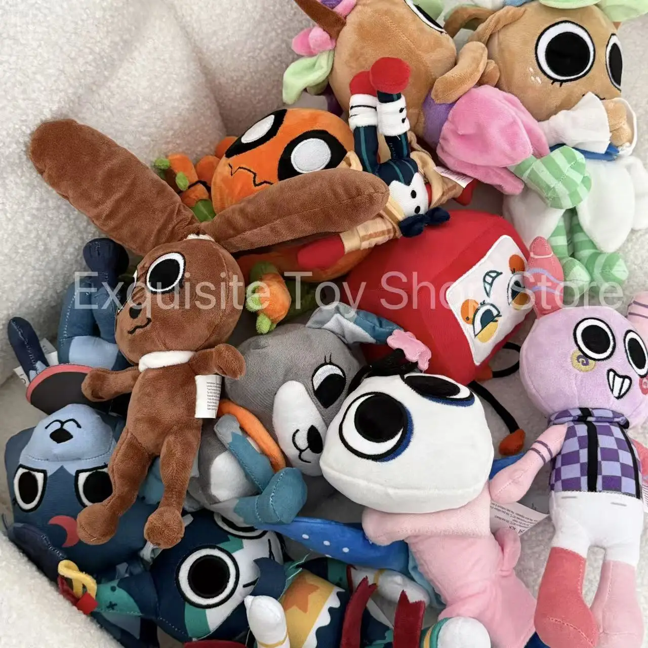 

Новые плюшевые куклы Dandy's World: Ребекка Эклипс и Гурди, милые мультяшные мягкие игрушки-подушки, подарки для детей и на юбилеи