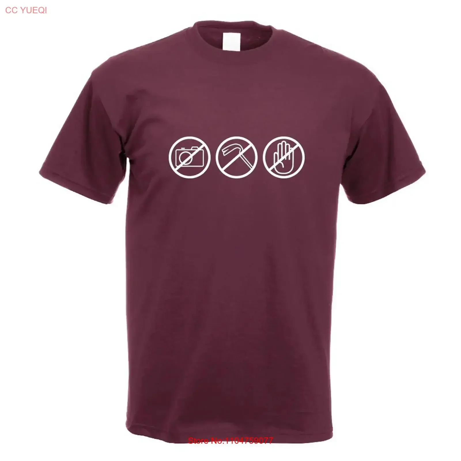 No Photo Do Not Touch T shirt for men funshirt printed design vintage Washed Comfortable Soft Unisex Casual Stylish graphic