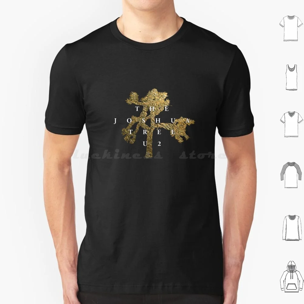 Camiseta dorada del árbol Josué, camiseta fresca de algodón 6xl, árbol de Josué, Álbum de árbol dorado, canciones musicales, gira de conciertos, Utwo Sunday
