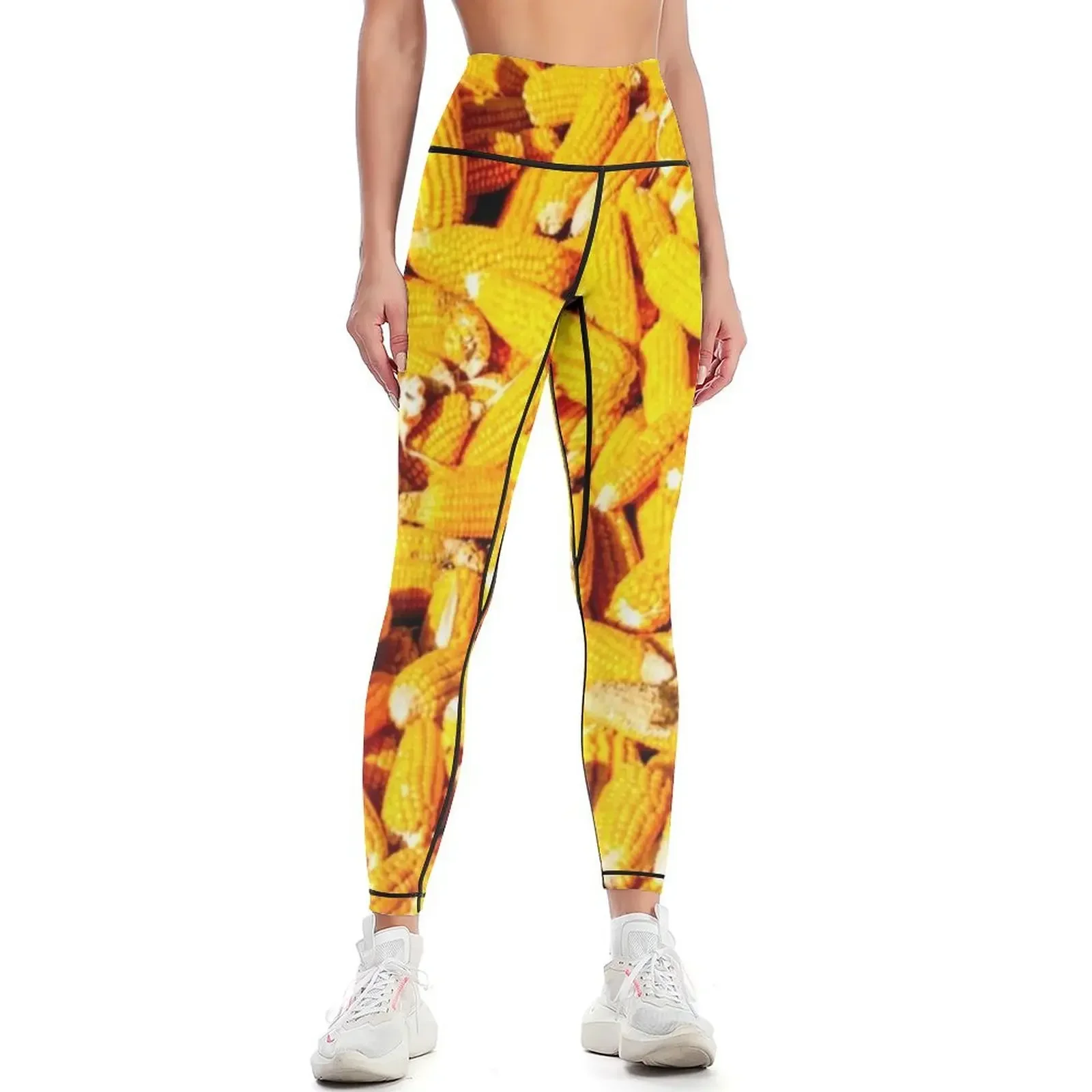 

Corn on the Cob Leggings workout clothes for Training pants push up fitness sports tennis for Womens Leggings