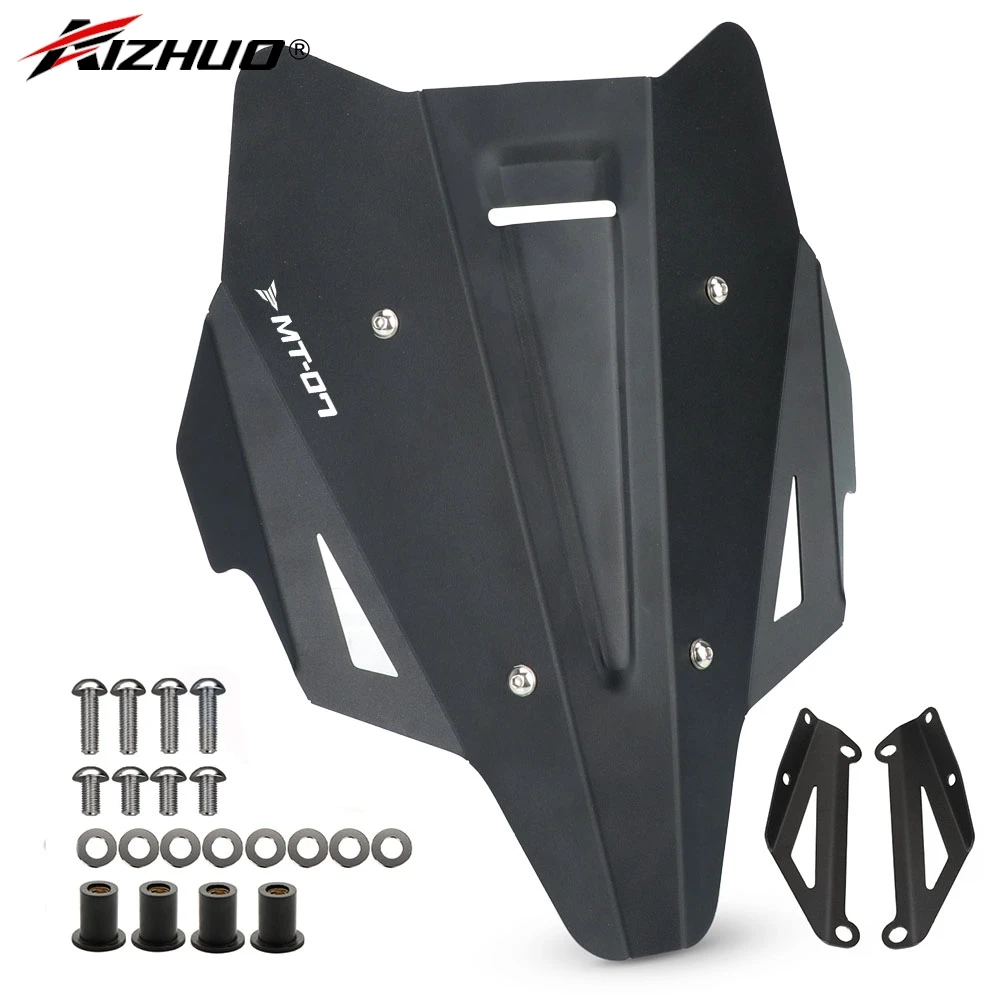 

For YAMAHA MT-07 MT07 2021 2022 2023 2024 fz07 FZ-07 Motorcycle Aluminum Windshield Sports Windscreen Visor Screen Deflector