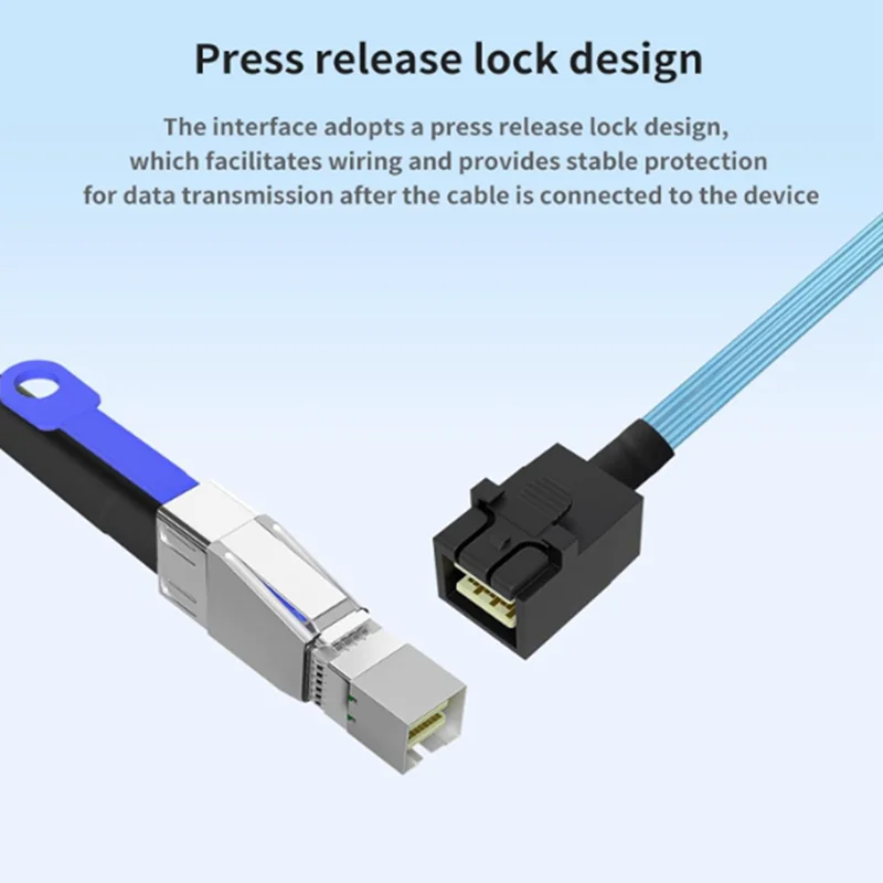 SFF-8644 to SFF-8643 SAS Cable,1M/3.28FT Mini SAS HD to Mini SAS Adapter for HDD/SSD Storage, RAID Arrays, Servers,