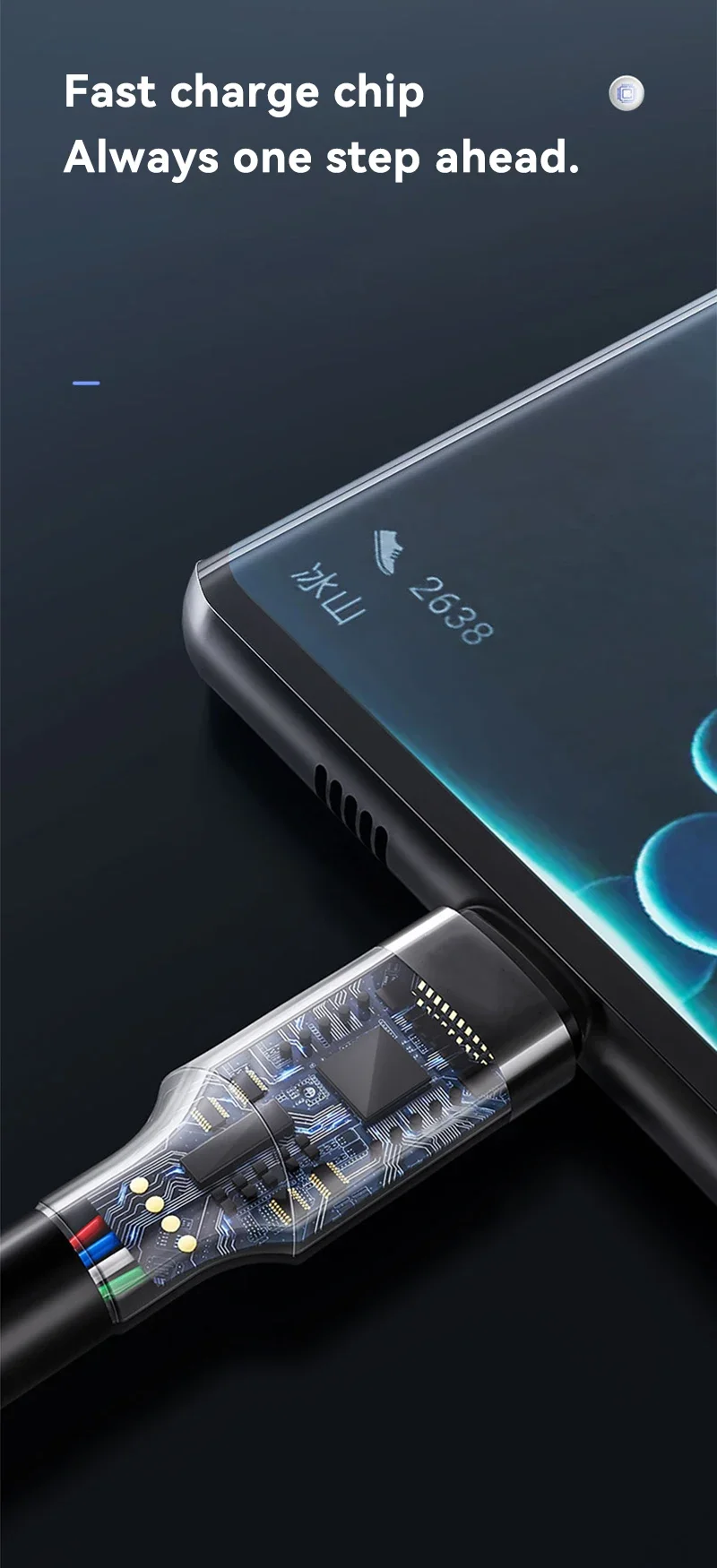 شاحن سريع سريع برأسين ، كابل من النوع C مفيد لهاتف S24 ، S23 ، هاواوي ميت 60 ، شاومي 13 ، ريدمي K70 ، بوكو F5 ، دبليو ، جديد #6