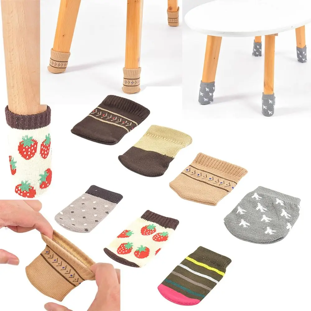 

Warmer Chair Sock Soft Kitchen Appliance Protector Furniture Legs Sleeve Door Knob Covers Knitting Table Foot Cover