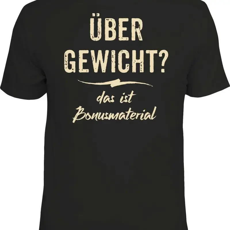 Mens T Shirt Overweight Bonus Material Funny Gifts Men s Shirts
