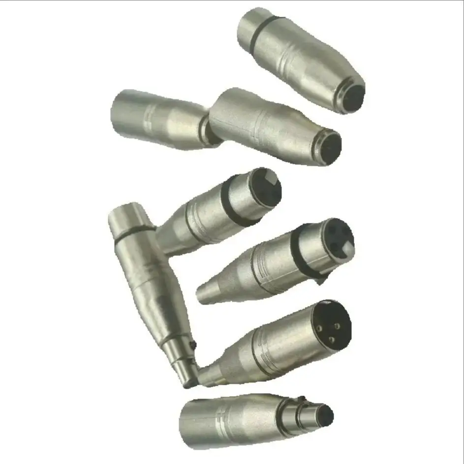 1/5pcs XLR 3PIN to 5PIN Female Head Adapter 3.5mm/6.5mm Female Mini XLR 5Pin RCA Male Lotus Audio Microphone Converter