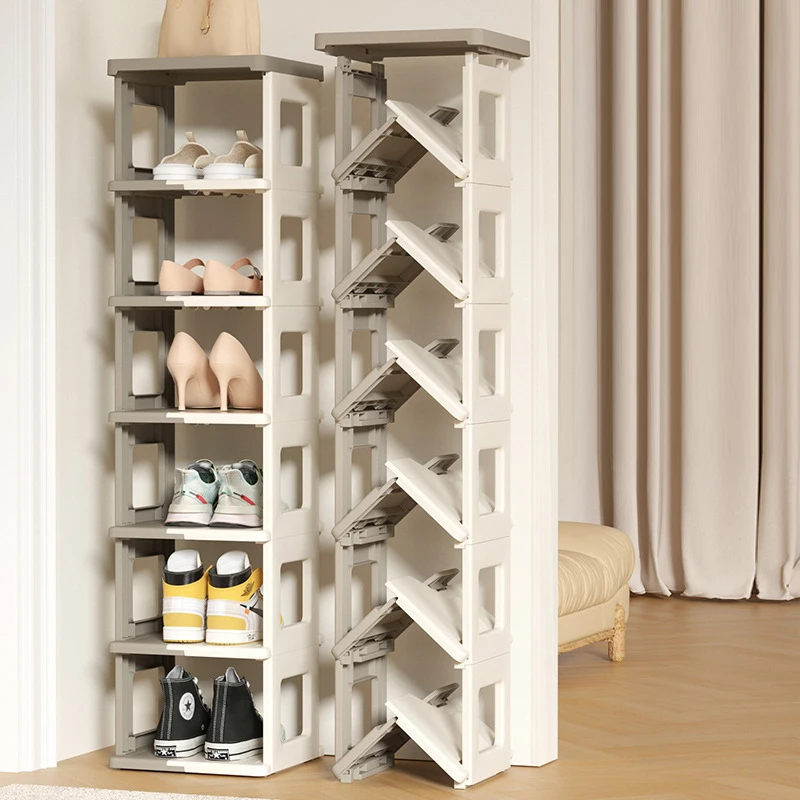 3/5 Layers Foldable Shoes Rack Space-saving Shoe Storage Shelf Detachable Shoes Cabinet Multifunctional Household Organizer