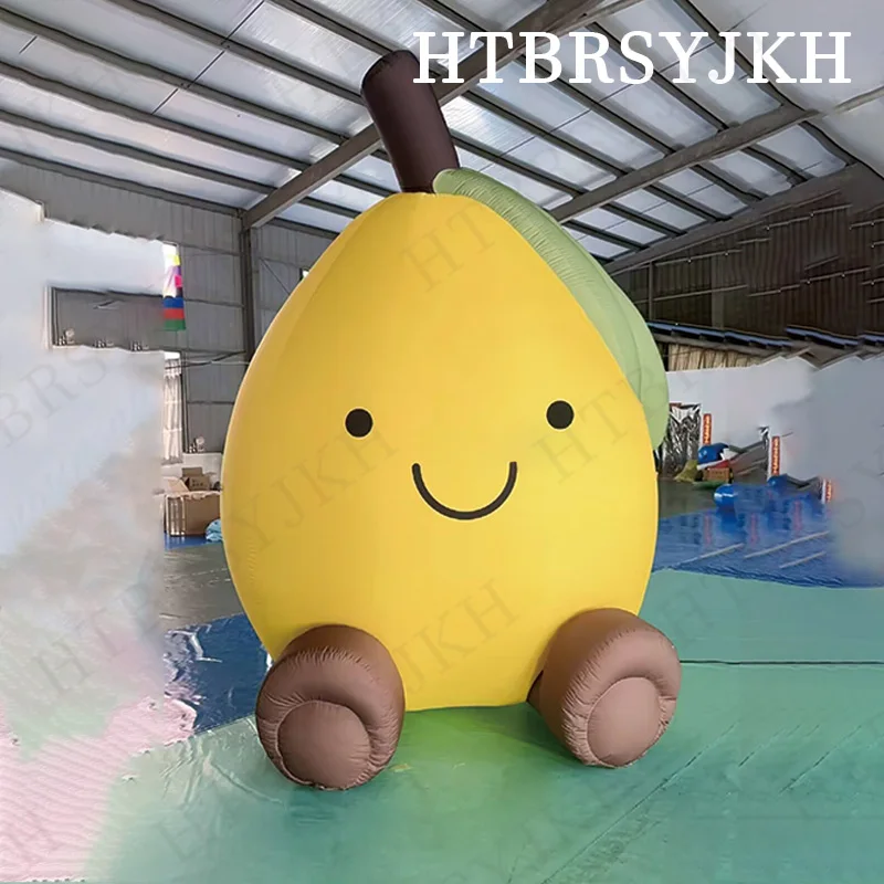 

Inflatable loquat, fruit type air mold with blower, outdoor square and park activity decoration props