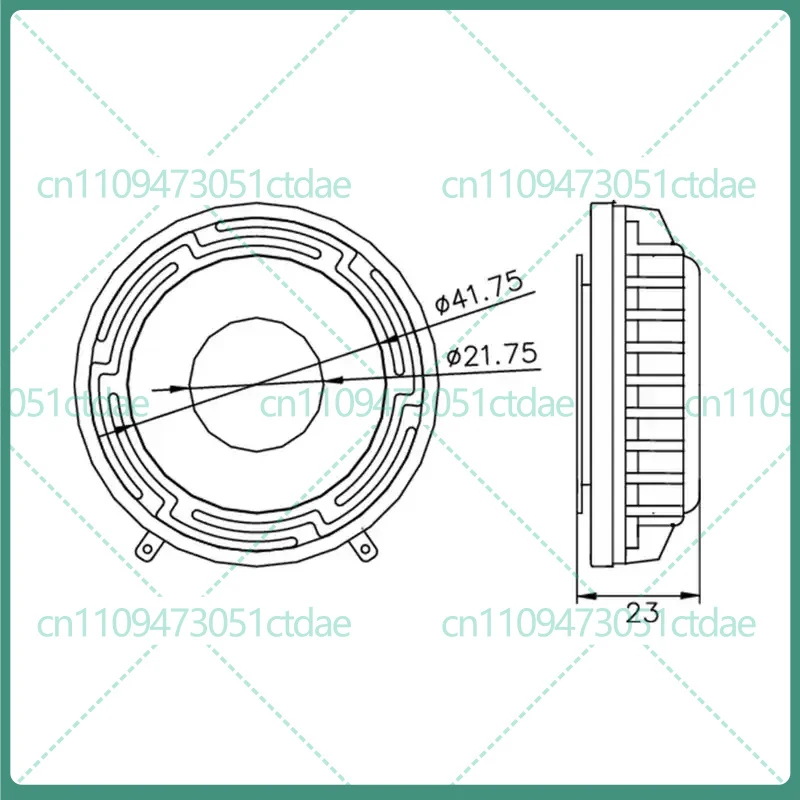 For Dayton Audio DAEX32EP-4 32mm vibration exciter 40W 4Ohm neodymium drive HIFI home theater audio fitting