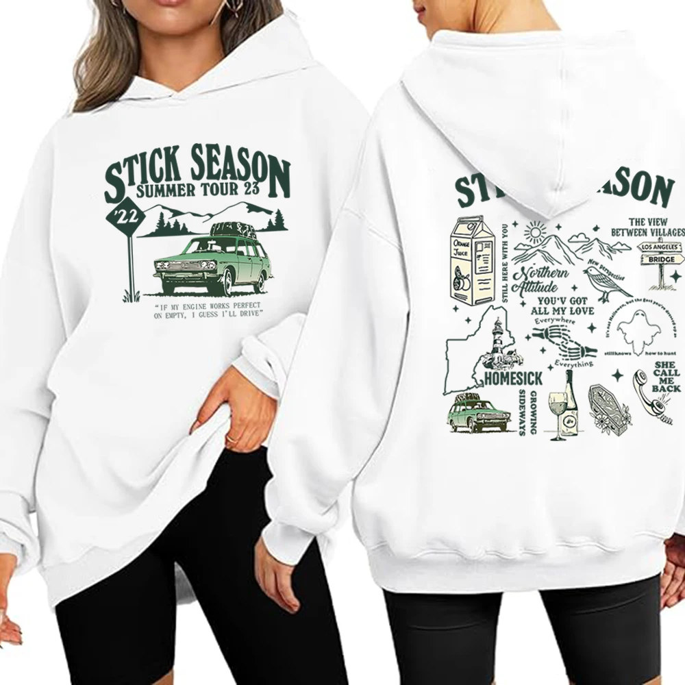 

Stick Season We'll All Be Here Forever Hoodies Ka-Han Folk Pop Music Hoodie for Man Woman Autumn and Winter