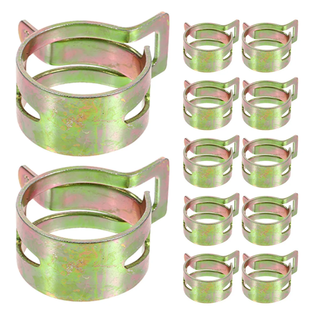 

20 Pcs Elastic Clamp Heavy Duty Hose Clamps Fuel Oil Tube Fittings Aluminum Alloy