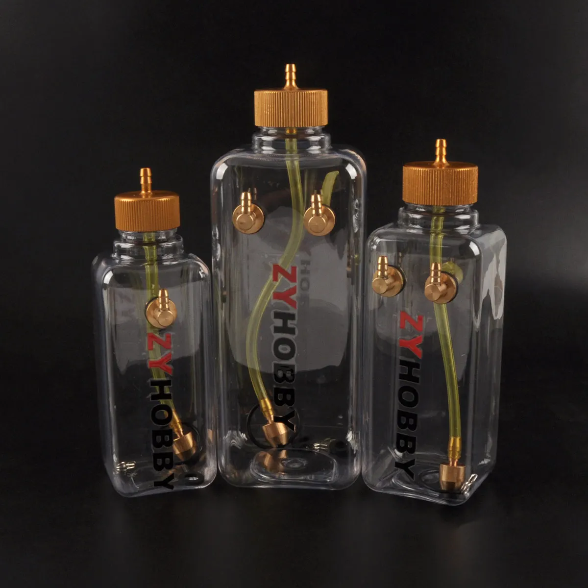 ZYHOBBY RC زجاجة خزان الوقود الغاز 260 مللي 360 مللي 500 مللي 700 مللي 1000 مللي البلاستيك الشفاف لطائرة RC