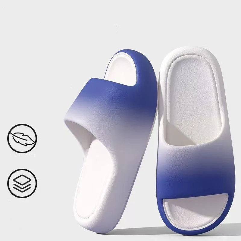 Pantuflas de Suela Gruesa y Suave para Hombre y Mujer, Sandalias Antideslizantes y Desodorantes para Baño y Uso Doméstico en Verano