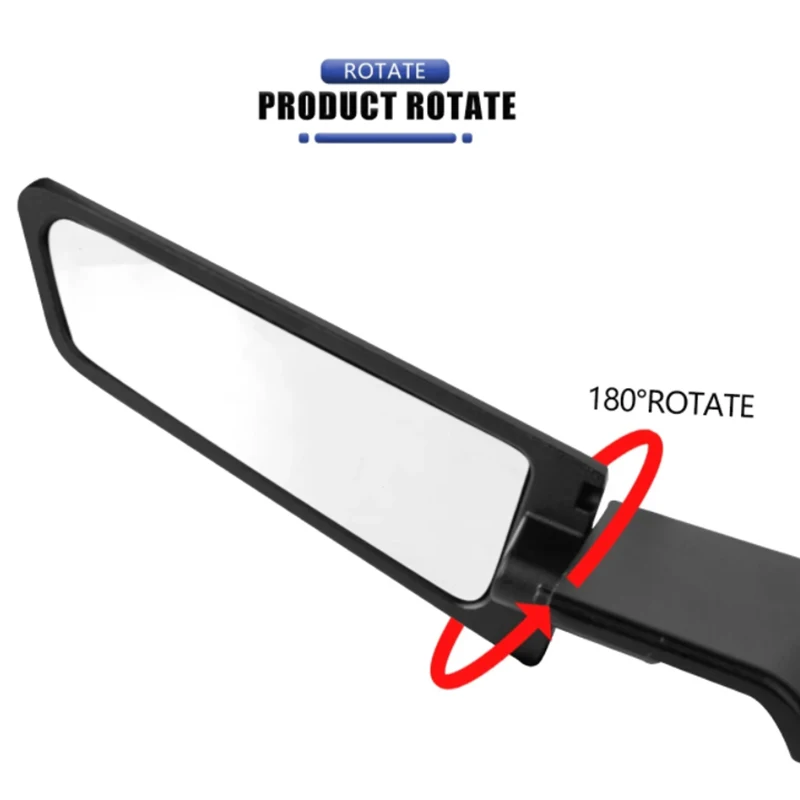 For Honda XADV X ADV X-ADV 750 2018-2023 All Year Universal Motorcycle Side View Mirror Stealth Winglets Rearview Mirrors Kits