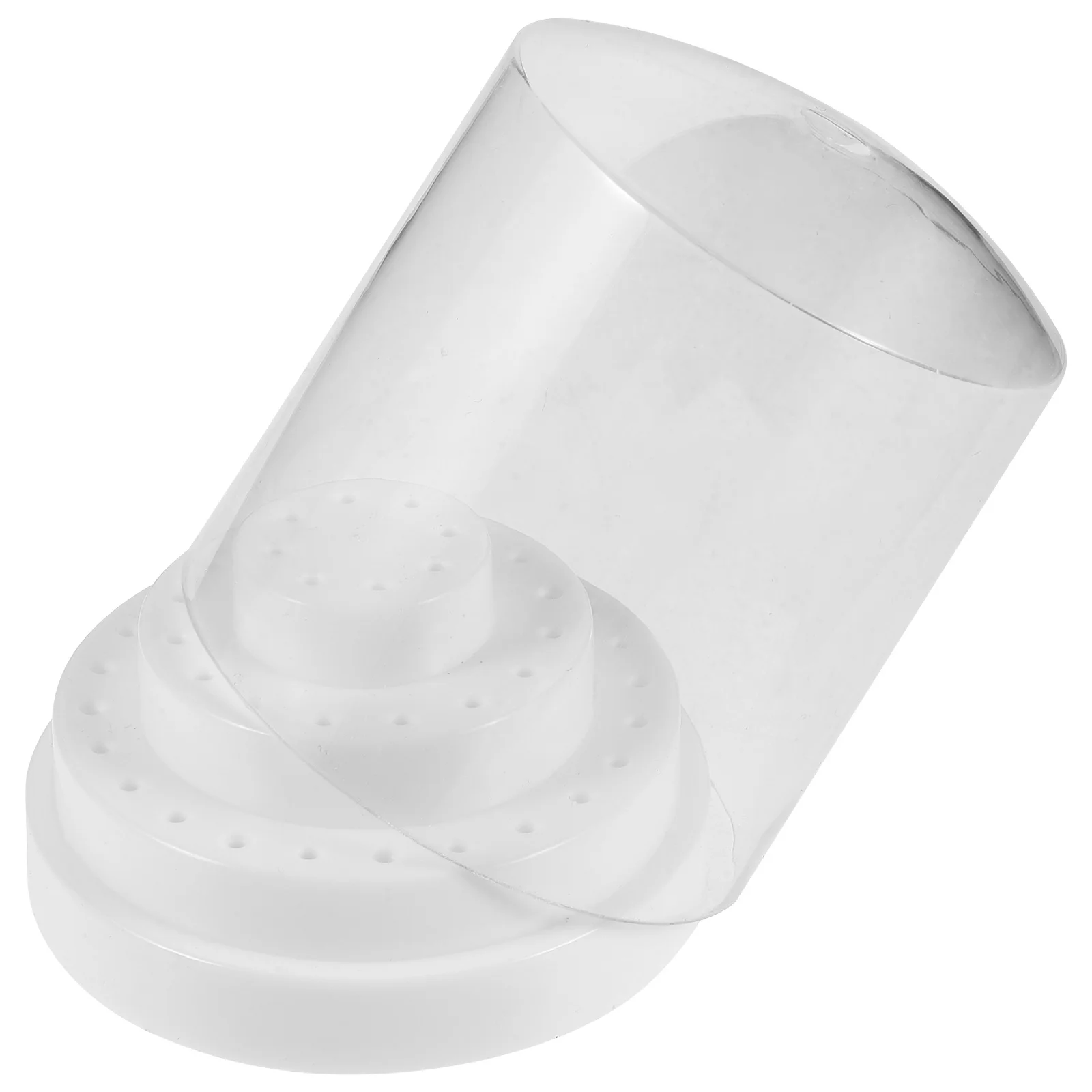 

Dustproof Nail Drill Bits Holder Fashion Simple Design Storage Box for Nail Art Polishing Heads Manicure Tool Organizer Case