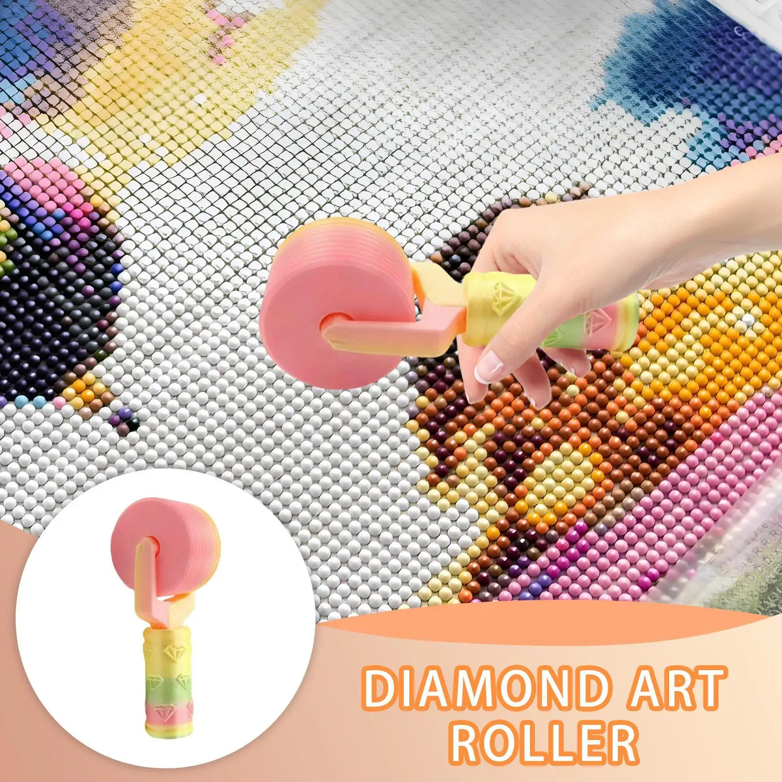 

Инструмент для рукоделия с 3D-печатью, эргономичный регулируемый аппликатор, ролик с 3D-печатью для дома, дома, семьи, друзей, мужчин, женщин, взрослых, детей