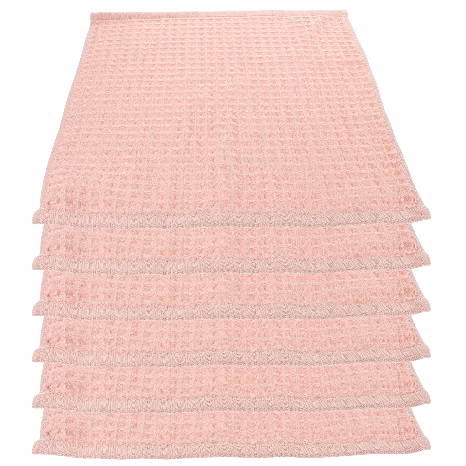 

6pcs Kitchen Towel Set Absorbent Hand Towels for Bathroom Dish Cotton Soft Face Bath Spa Fitness Waffle Weave Dry