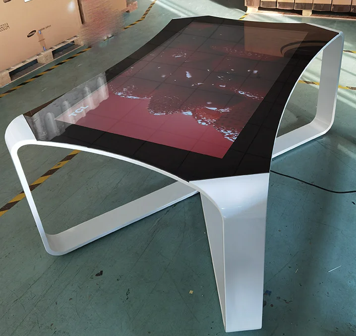 Table de jeu interactive avec écran lCD de 43, 49, 55, 65, 70 pouces, table basse avec wi-fi, pour ordinateur AIO, avec fonction PC tout-en-un