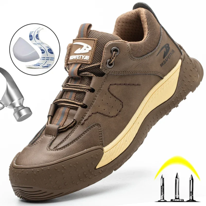 New Men 6KV Insulated Safety Shoes Anti-smash Anti-puncture Composite Toe Work Sneakers Indestructible Men Boots Big Size 36-46