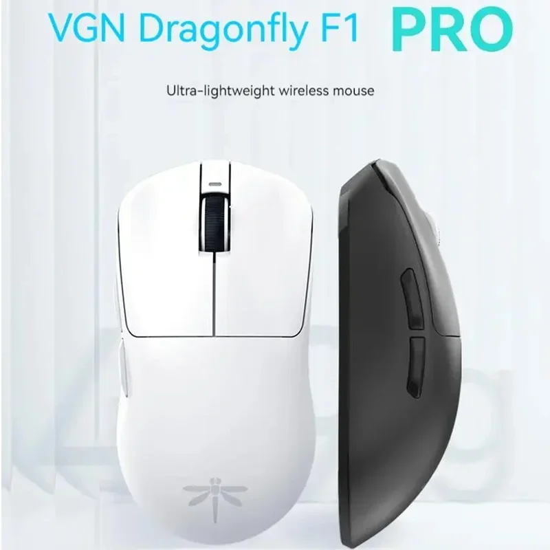 VGN Dragonfly F1 Series MOBA ماوس ألعاب لاسلكي ذكي السرعة من النوع C ثنائي الوضع عالي الأداء 1K/4K للرياضات الإلكترونية والكمبيوتر المحمول مخصص