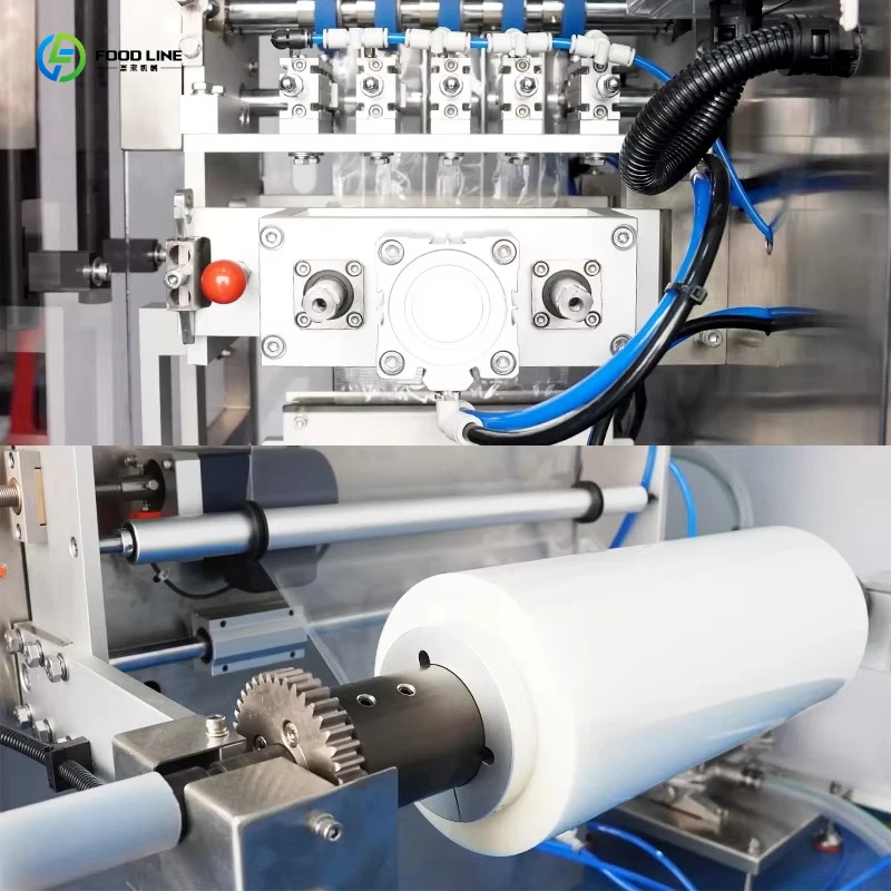 Semi-Automatic 4-Side Seal Liquid Packing Machine for Ketchup Chili Sauce Honey & Shampoo Sachets