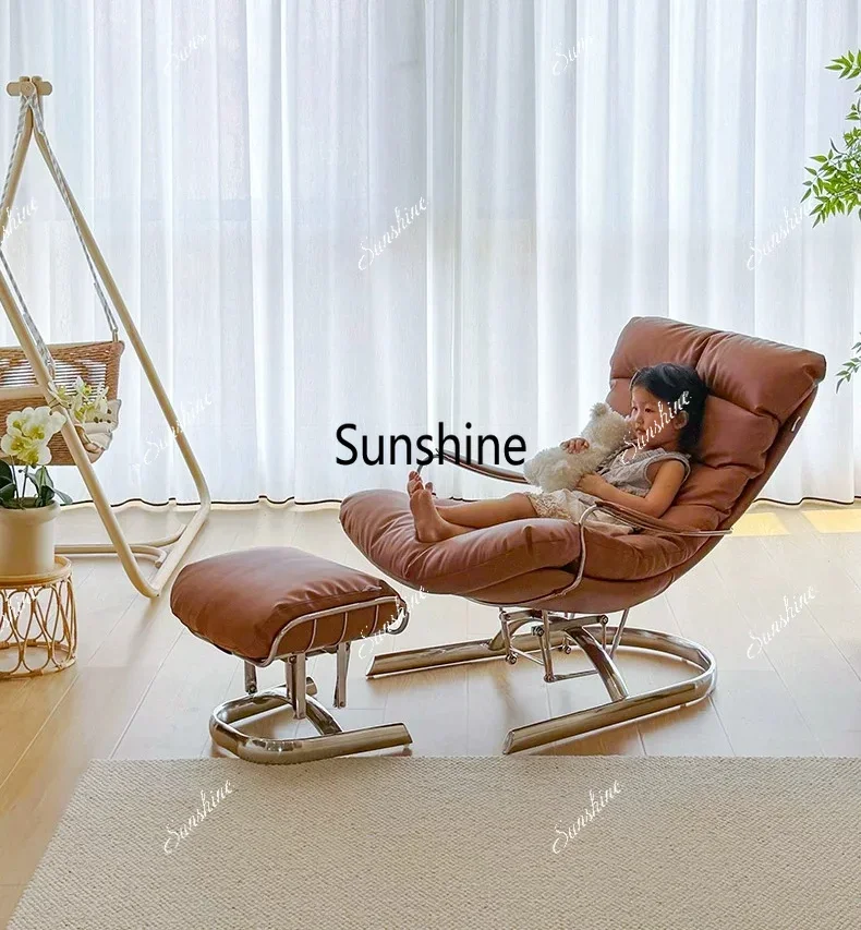 Adult Sleeping Easy Chair Living Room Leisure Egg Shell Rocking ChairT*