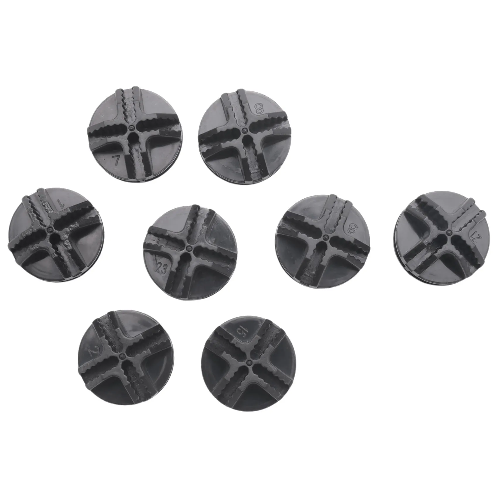 Проволочные квадратные пластиковые соединители для модульного органайзера-шкафа и квадратного стеллажа для хранения проволочной сетки, набор из 8 шт. (черный) GSY