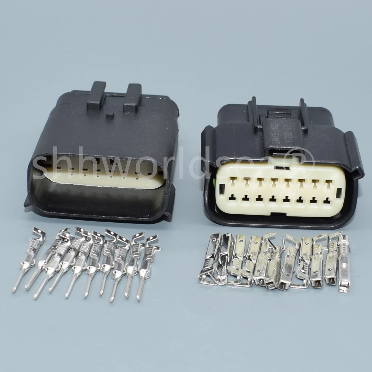 shhworldsea 16 Pin 33472-1601 33482-1601 Headlight Socket Automotive Lamp Light Connector For Ford Focus Mondeo 33472-1740
