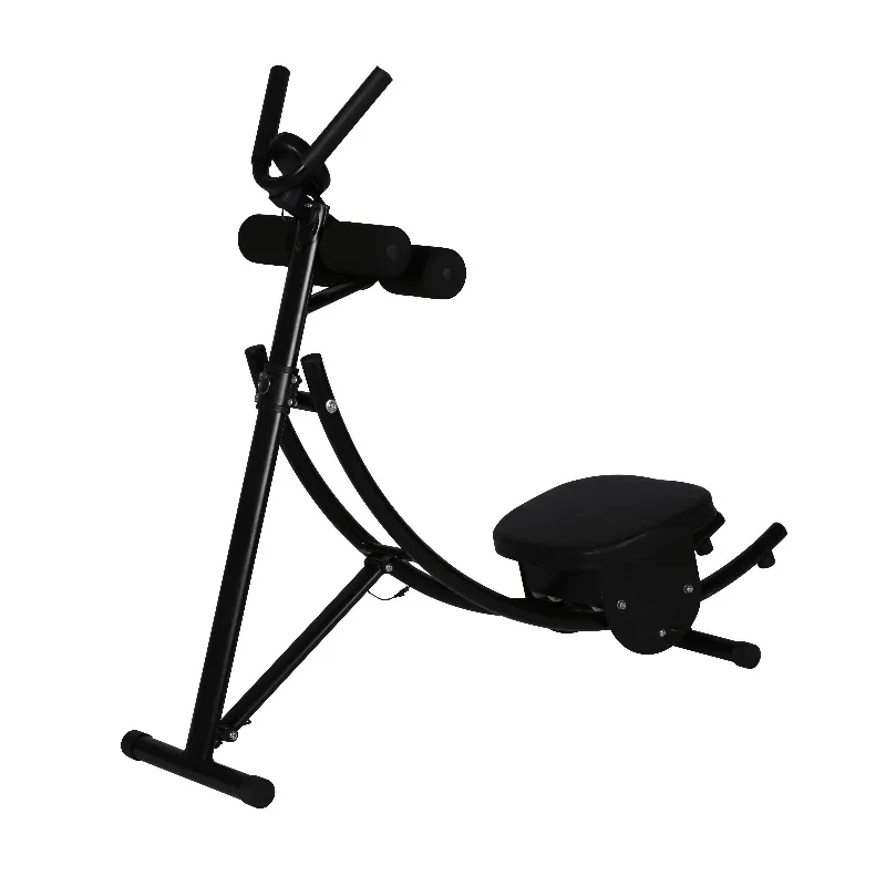 Foldable Abdominal Crunch Roller Exercise Machine