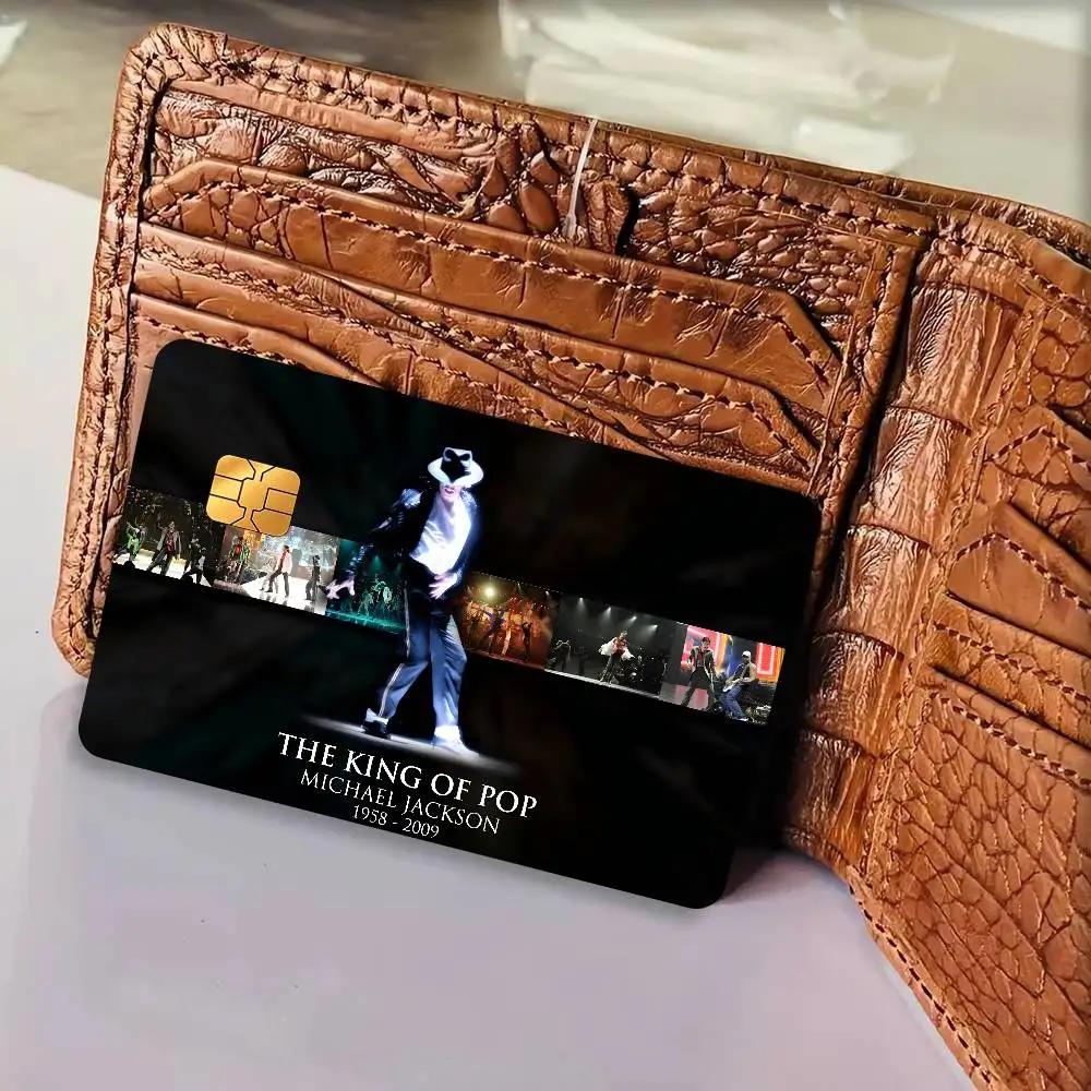 80s Singer M-Michael J-Jackson  Credit Card Public Transportation Cards Protective Sticker Waterproof Card Face Decoration