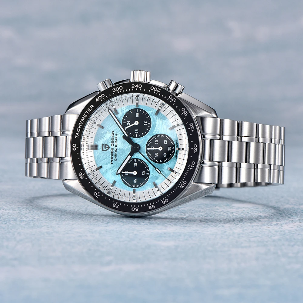 PAGANI DESIGN Men's Watches Luxury Chronograph Quartz Watch Luminous Multifunctional Wristwatch Complete Calendar And Auto Date